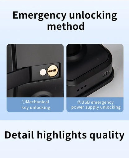 Tuya TTlock Smart Door Lock Fingerprint Door Lock Password Fingerprint IC Card Key APP Remote Unlock Eletronico Digital 도어락