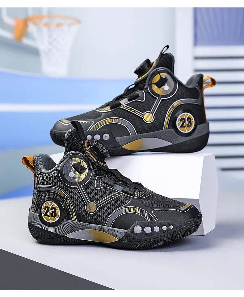 High Designer Basketball Shoes For Men Trend 2024 High Top Sneakers Brand Platform Non-slip Basketball Tennis Men Gym Shoes