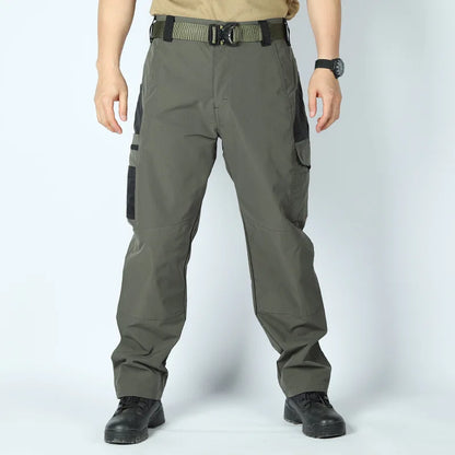 Men's Quick Dry Tactical Pants Water Resistant Outdoor Pants Lightweight Stretch Cargo Hiking Mountain Fishing Camping Pants