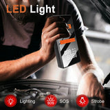 New 150PSI Air Pump Car Battery Emergency Boosters 1200A Car Jump Starter Power Bank Portable Starting Device Car Starter