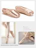 Child And Adult Ballet Dance Shoes Girls Ballet Pointe Shoes Professional With Ribbons Shoes Series Classic Woman Ballet Shoes
