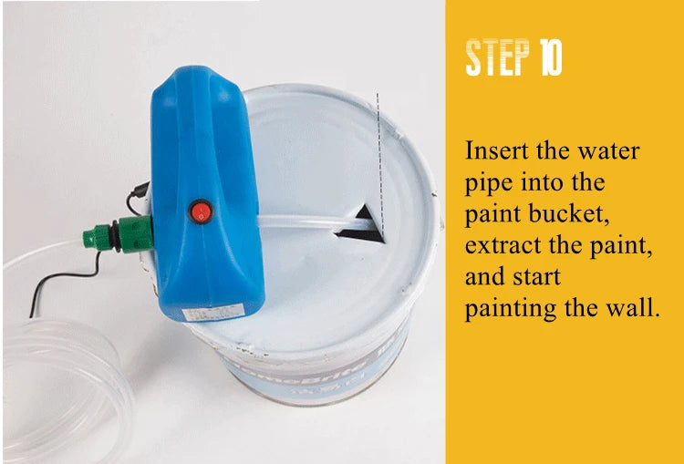 UNDEROOF-Automatic Paint Roller Coater, Self-Priming, Emulsion Self Brushing Tool, Telescopic Brush, Extended Printing