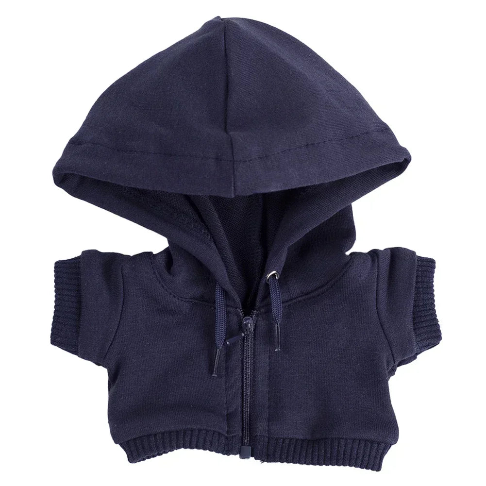 For Labubu Casual Sweatsuit Set Comfy Clothes for Labubu 15/17cm Dolls Featuring Ribbed Hem Details Fashion Doll Accessories
