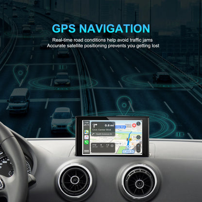 Podofo Wireless Carplay Box Android Auto Box USB AI Box AI Voice GPS Bluetooth Adapter WIFI Carplay Dongle For VW/Audi/Toyota