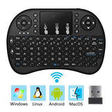 Teclado inalámbrico i8 de 2,4 GHz, miniteclado táctil en inglés y ruso, ratón aéreo, control remoto, portátil, TV Box, proyector.