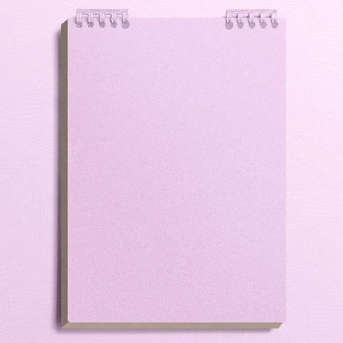 Cuaderno A5 de 60 hojas gruesas con encuadernación en espiral, hojas sueltas con líneas, para estudiantes, escuela, oficina, papelería.