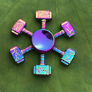 Anti-Anxiety Fidget Toy for Kids Adults Finger Spinner Rainbow Color Metal Alloy 28 Styles Decompression Toy Gifts 