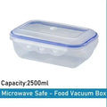 Vacuum Food Storage Box Transparent Storage Container Fridge Organizer Microwave Safe Fresh-Keeping Sealing Box Food Dispenser