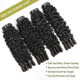 Kit mechas cabelo humanos crespo encaracolado 3C/4A - virgem premium