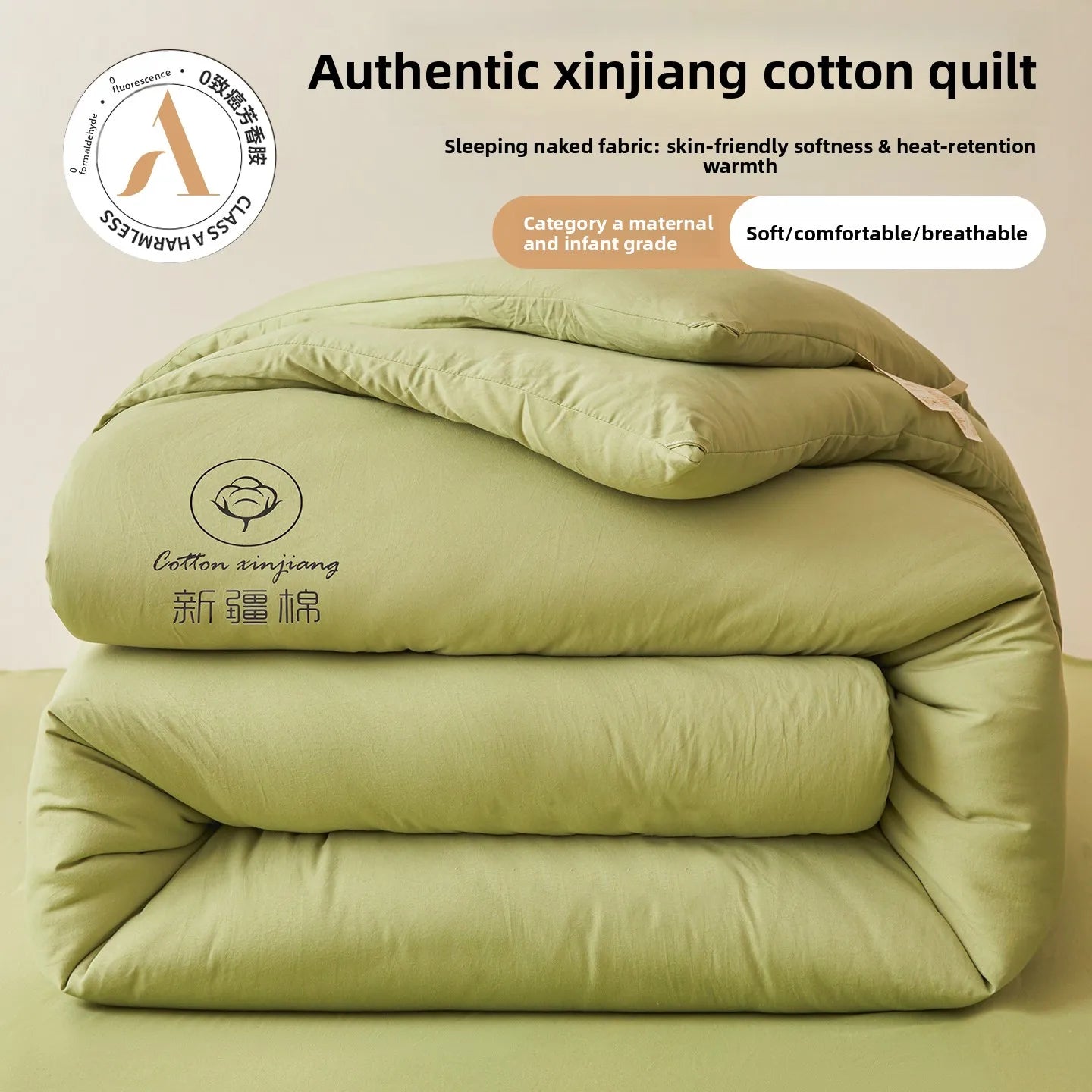 100% Cotton Filled Super Soft Autumn Winter Quilt Lightweight Fluffy Warm Duvets Core Grade A Comfort Quilted Double Comforter