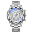 Reloj de cuarzo de acero inoxidable para hombre, elegante y hermoso, como regalo de cumpleaños para novio. 