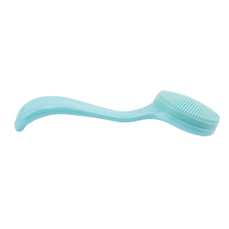 Double Sided Silicone Facial Cleanser Brush Soft Hair Face Massage Wash Brush Blackhead Remover Portable Skin Care Tool