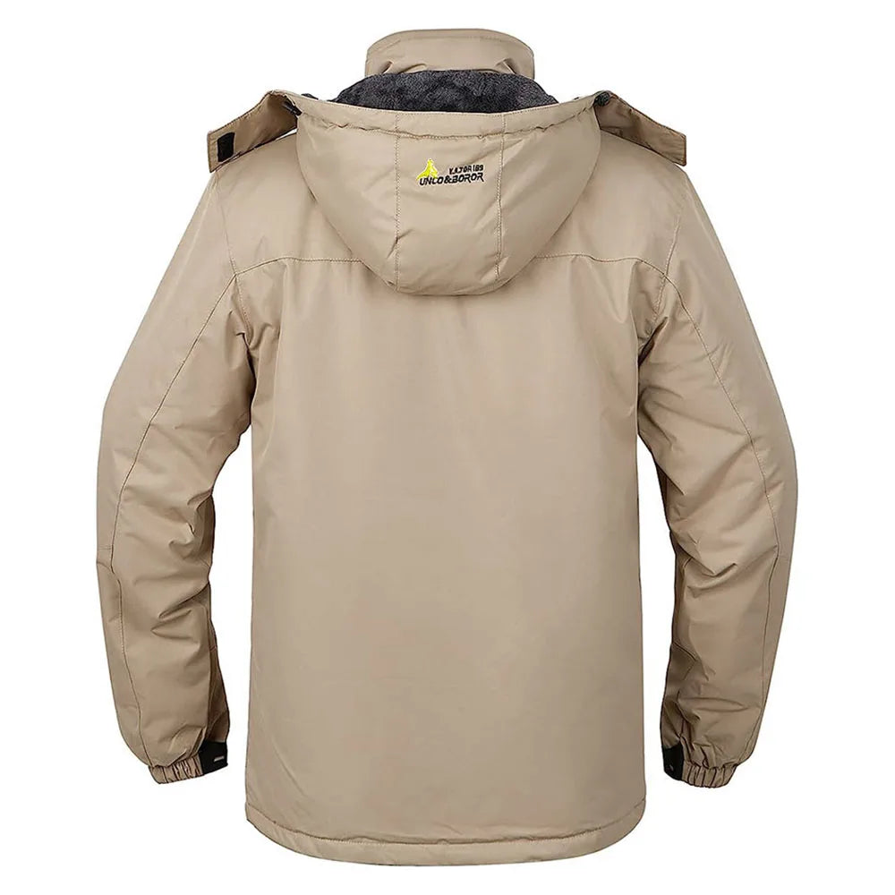 Men's Winter Parkas Outdoor Jacket Thicken Fleece Warm Waterproof Windbreaker Ski Jackets Climb Men Thick Coat Hot Sale