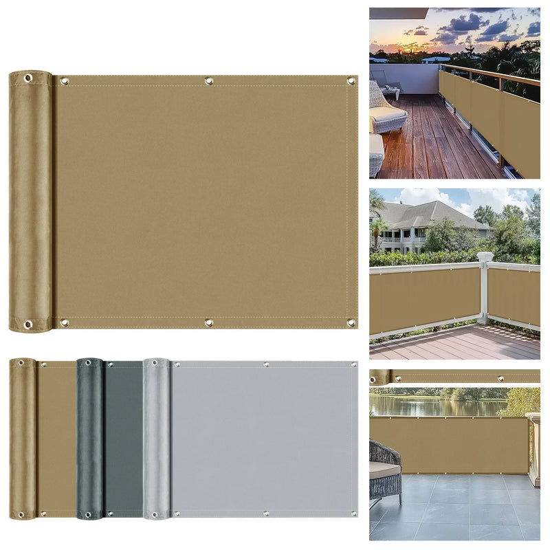 Waterproof Privacy Fence Screen Fence Covering Privacy with Grommets UV Protection Fencing Shade Cover for Outdoor Yard Backyard