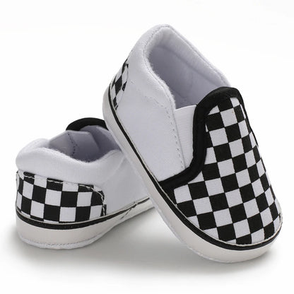 Newborn Baby Canvas Shoes Anti-slip Soft Baby Boy Girl Sneakers Casual Multi-Color Toddler First Walkers Crib Shoes