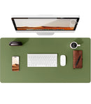 Large Mouse Pad,Office Desk Mat, Leather Desk Pad Protector, Non-Slip PU Leather Desk Blotter, Laptop Desk Pad