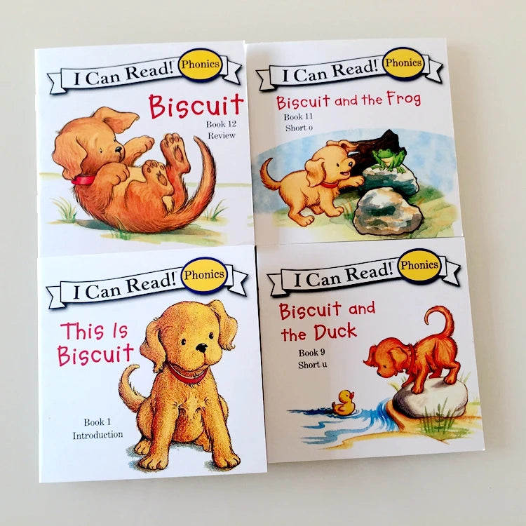 I Can Read Phonics 12 Books/Set My Very First Picture Books English Story Pocket Book for Children Kids Baby Montessori Reading