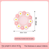 Round Daisy Heat Resistant Silicone Mat  Cup Coasters Insulation Non Slip Pot Holder Thicken Table Placemat Kitchen Accessories