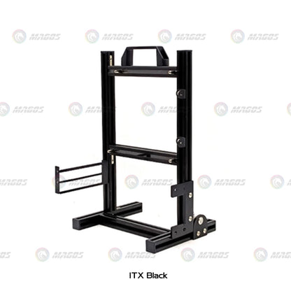 Aluminum Fully Open Case Frame Support ITX / MATX /ATX Motherboard,Vertical Computer Housing PC Water Cooling Gamer DIY Cabinet