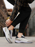 New Balance Men's Leather Shoes Sneaker Trend Sport Shoes Breathable Men's Sneakers Non-slip Footwear Holiday Shoes for Men