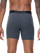 5pcs Set Mid-Long Cotton Boxer Shorts Men Underwear Male Underpants for Men Homme Boxershorts Slips Soft Panties Brand Briefs