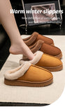 Fashion Women Fluffy Slippers for Autumn and Winter Indoor EVA Thick Sole Anti-Slip and Warm Unisex Slippers for Winter