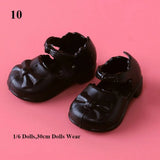 1Pair 1/3 1/6 Doll Shoes Fashion Female Doll Boots Plastic Doll Multistyles Long Knees Boots Fit Foot Length 2cm Dolls Shoes