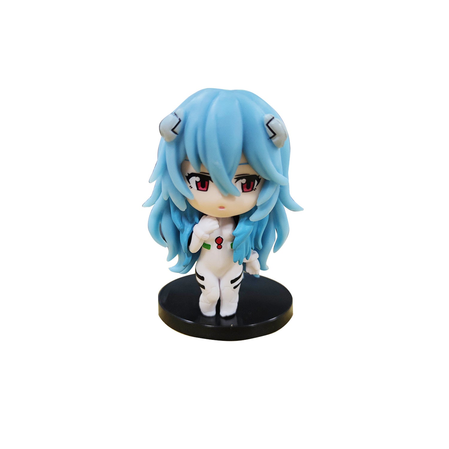 Bandai 1Pcs Random Style 10CM 2025 Anime EVA Asuka Ayanami Rei Q Version Kawaii Figure PVC Model Toys Doll Gift
