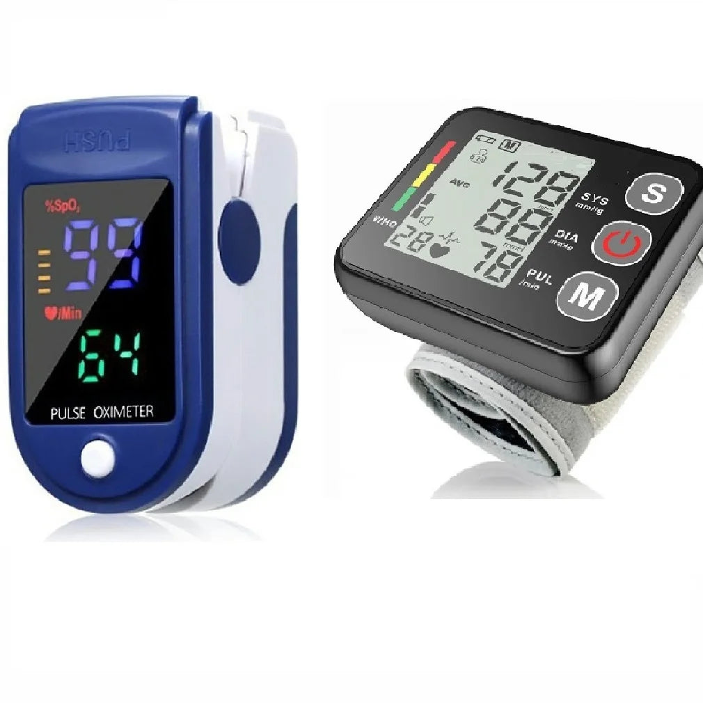 Automatic Heart Rate Pulse Meter BP Monitor Healthy Digital Arm Blood Pressure Meter Cuff Medical Automatic Pressure Tonometer