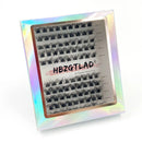 5D DIY Cluster Invisible band Lashes Segmented Bundle Thick Eyelashes Extension Russian Volume Individual False Lashes Cilios