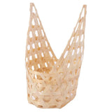 3pcs Portable Bamboo Woven Gift Packaging Basket Retro Creative Storage Box Handmade Natural Fruit Basket Egg