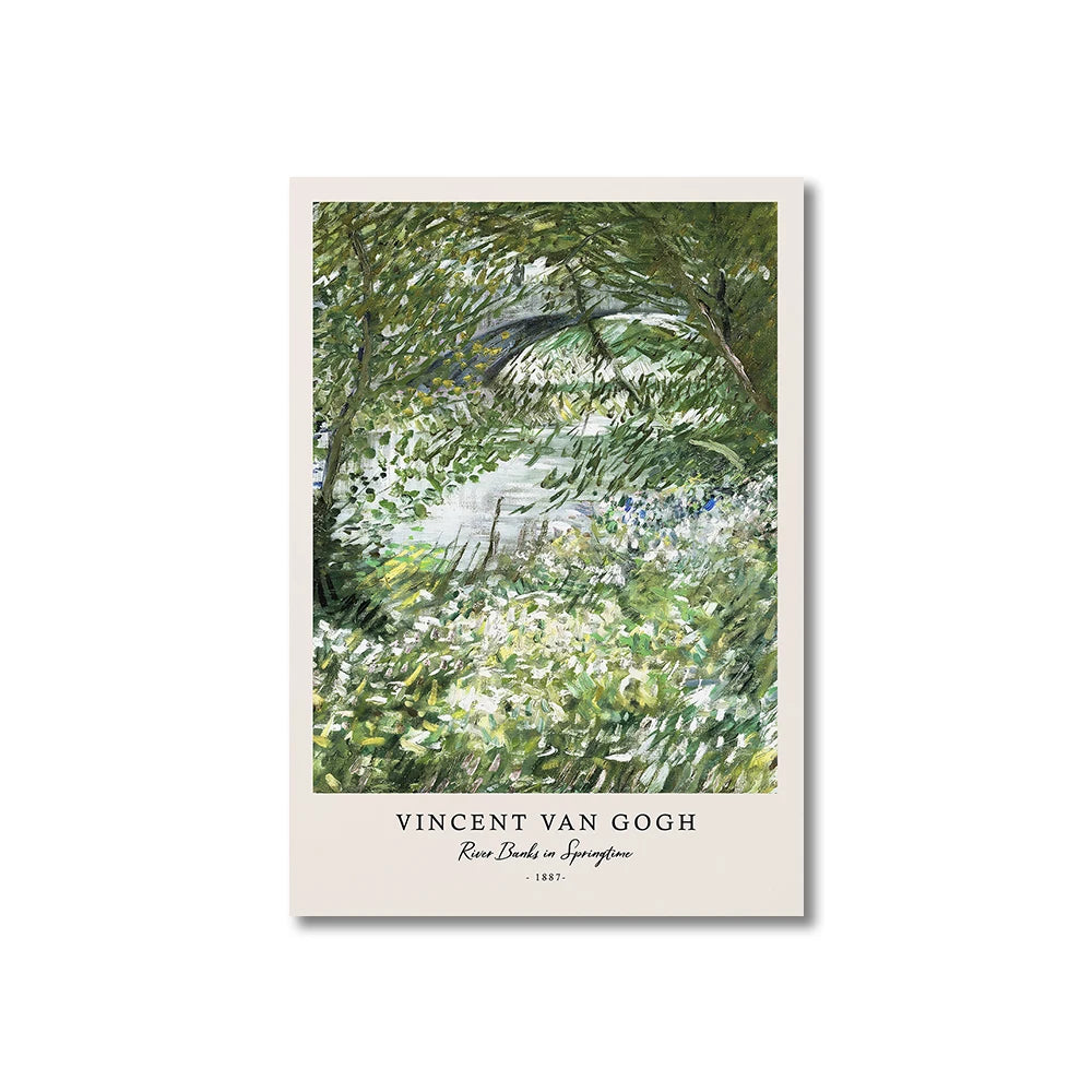 Vincent Van Gogh Writings Canvas Prints Painting Posters Great Work The Starry Night Poster Wall Art Living Room Bedroom Decor