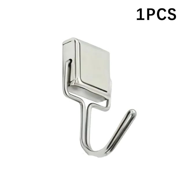 Strong Magnetic Multi-Purpose Storage Hooks, Home Kitchen Bar Key Hooks, Bathroom Hangers, 50Pcs 