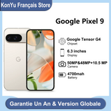 Google Pixel 9 6.3 inches Google Tensor G4 OLED 120Hz 12GB RAM 128GB&256GB 27W wired 4700 mAh NFC SmartPhone