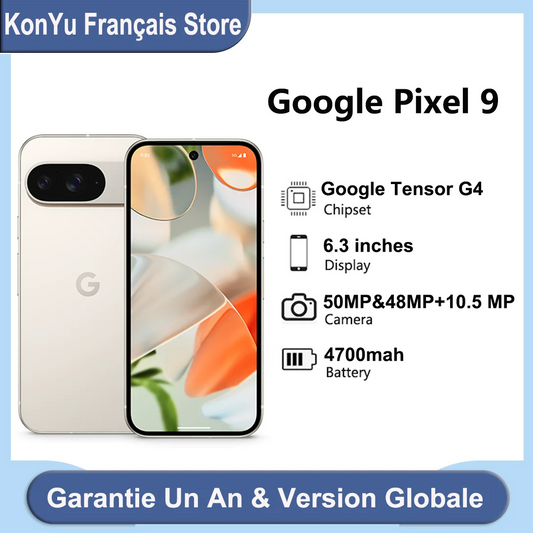 Google Pixel 9 6.3 inches Google Tensor G4 OLED 120Hz 12GB RAM 128GB&256GB 27W wired 4700 mAh NFC Smartphone