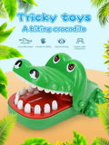 Juguetes de dientes de cocodrilo para niños. Juegos de dentista con mordeduras de cocodrilo. Divertido juego de bromas de la suerte para fiestas y niños.