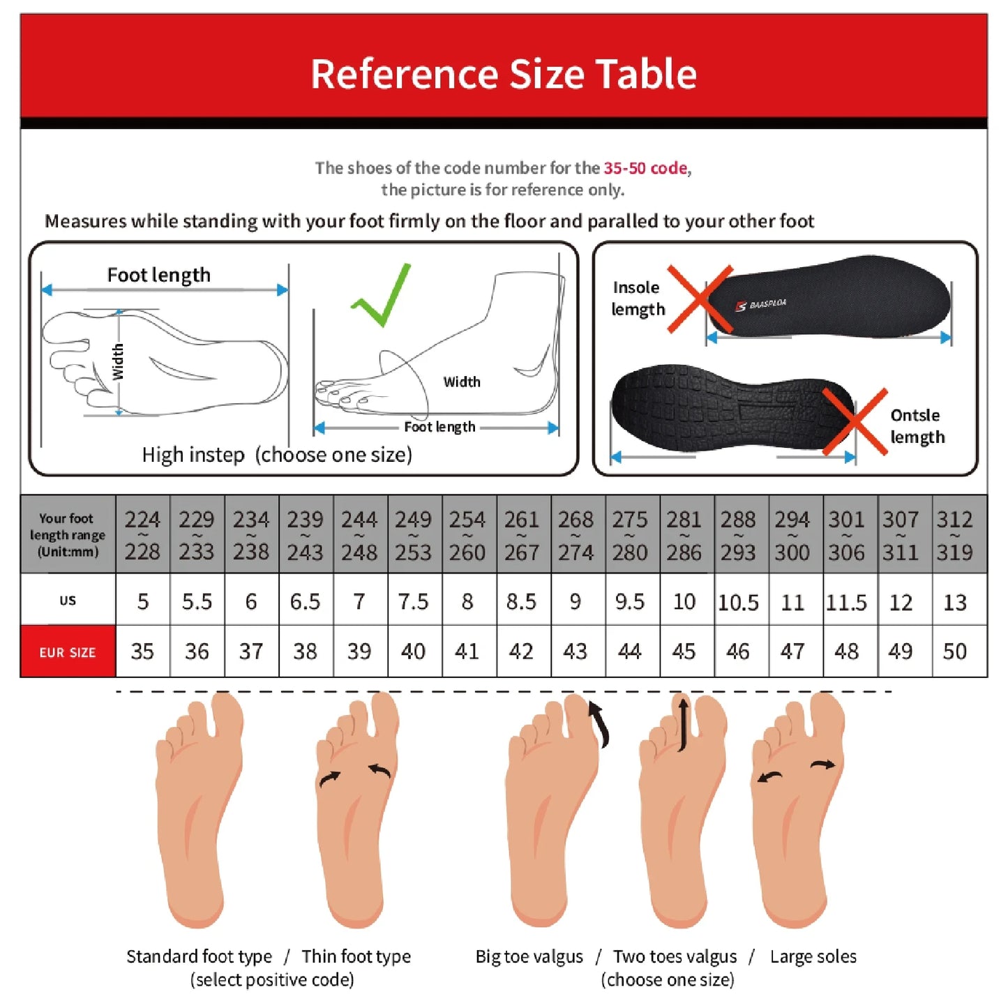 Baasploa Men Running Shoes Mesh Breathable Sport Shoes For Men Fashion Lightweight Casual Sneakers Non-Slip Lace Up Plus Size 50