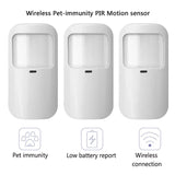 433MHz Wireless Pet-immunity PIR Motion Sensor Detector 15kg Pet Immune EV1527 Code Smart Home Security Host Alarm Accessories