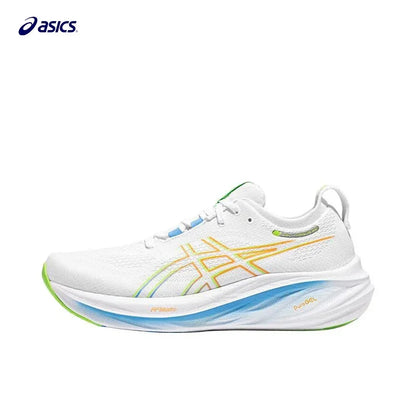Zapatillas de running originales Asics Nimbus 26 para hombre, de caña baja, con amortiguación, para exteriores, antideslizantes y transpirables.