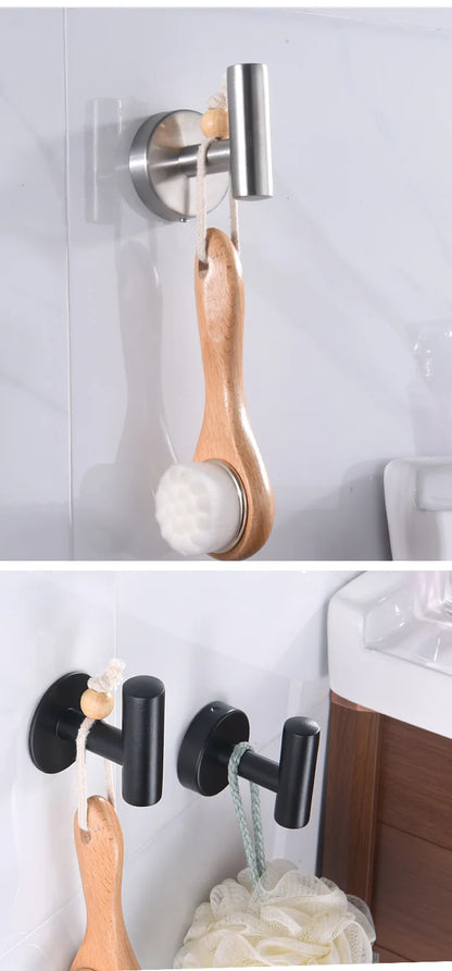 1 juego de accesorios de baño de acero inoxidable plateado, toallero, soporte para papel higiénico, gancho para barra de toalla, accesorios de baño