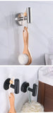 1 juego de accesorios de baño de acero inoxidable plateado, toallero, soporte para papel higiénico, gancho para barra de toalla, accesorios de baño