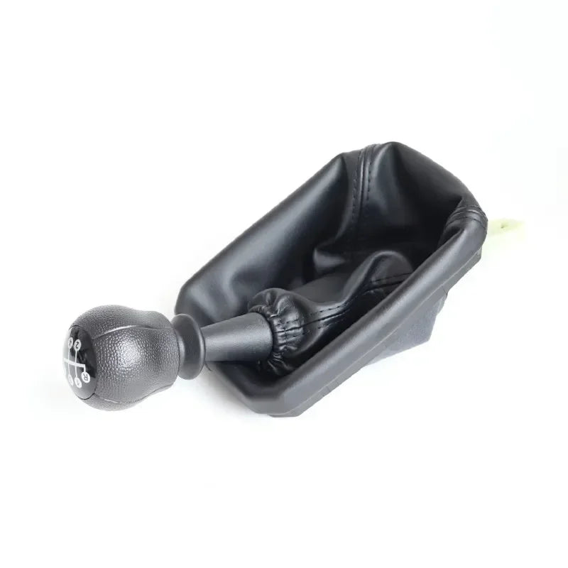 For Opel CORSA C Custom Automatic Car 5 Speed ​​Leather Manual Gear Shift Knob with Boot Cover Lever Stick