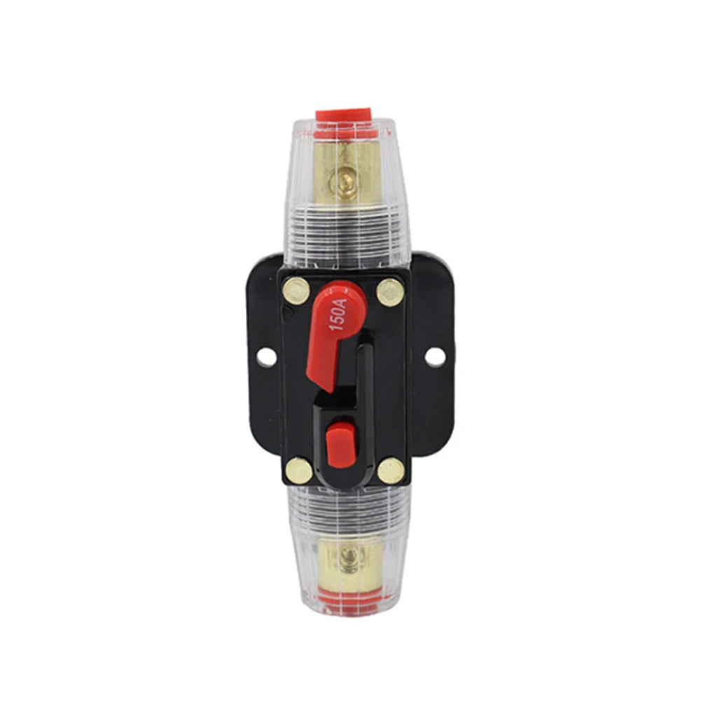 Suporte de fusível de proteção curta reajustável para carro e caminhão, disjuntor, 20A, 30A, 40A, 50A, 60A, 80A, 100A, 125A, 150A