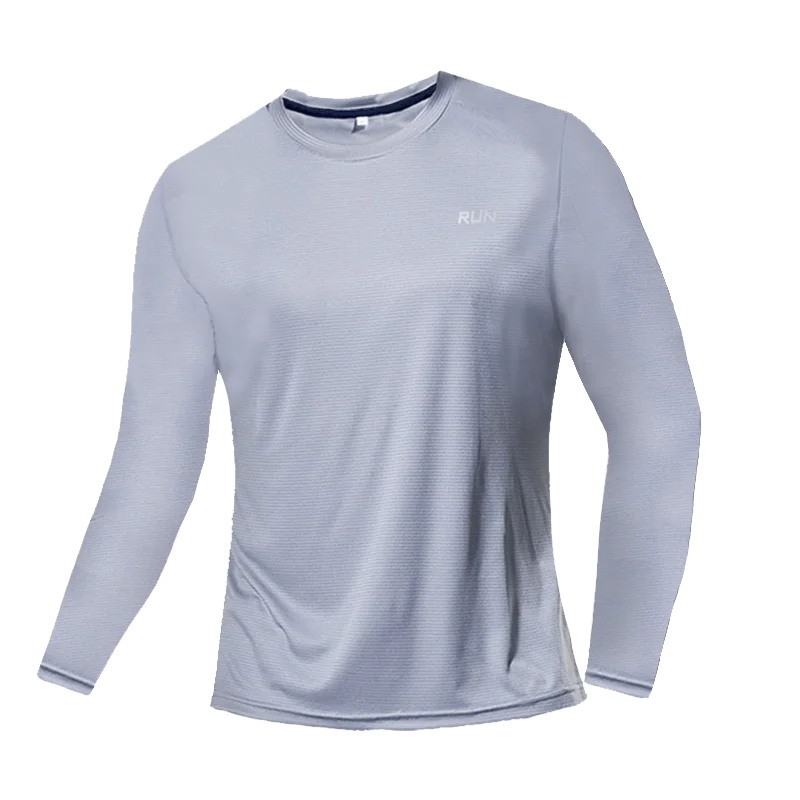 Camiseta transpirable de secado rápido, camisetas deportivas, ropa de entrenamiento, camiseta de manga larga para hombre, accesorios de gimnasio para correr de otoño, fitness para hombre.