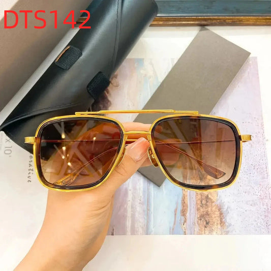 Original Factory DT SUBSYSTEM-TWO DTS142 With Brand Box Luxury Designer Stylish Driving Anti-Glare Square Men Women Sunglasses