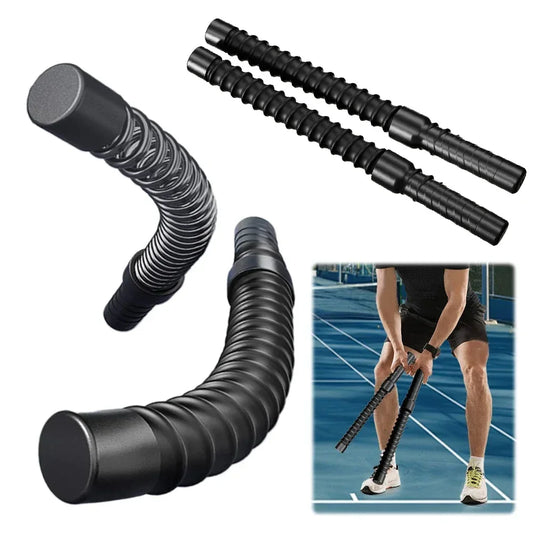 2PCS Gripper Non Slip Strength Training Bar Ergonomic Biceps Strengthener Spring Arm Strength Expander Home Fitness Equipment