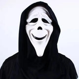 Máscara de Terror para Cosplay de Halloween (Grito), Máscara de Esqueleto Respirável para Festas de Terror e Role-Playing de Halloween