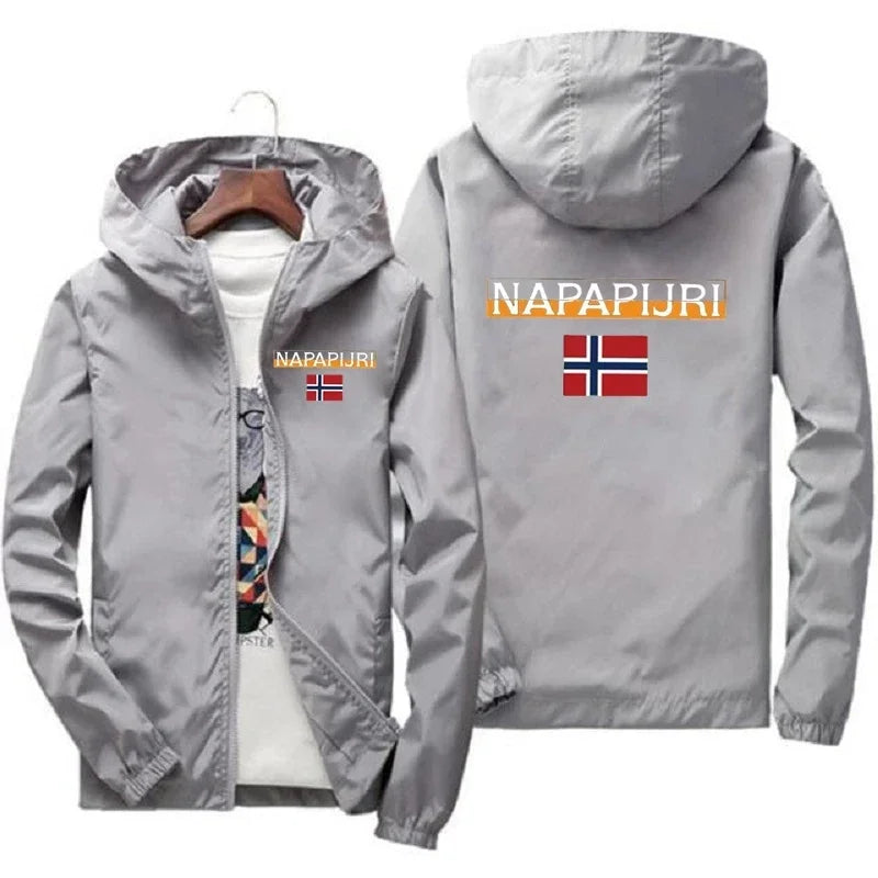 Men's Attack on Titan Hooded Jacket Zipper Lightweight Comfortable Camping Hiking Outdoor Travel Spring and Autumn