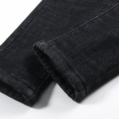 2023 Mujeres Jeans Térmicos Invierno Nieve Cálido Felpa Elástico Jeans Señora Skinny Espesar Polar Denim Pantalones Largos Retro Lápiz Pantalones