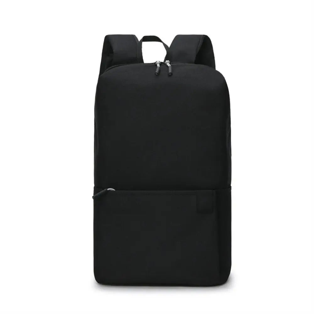 Portable Large Capacity Small Backpack Solid Color Waterproof Travel Bag Multiple Pockets Unisex School Bags Travel